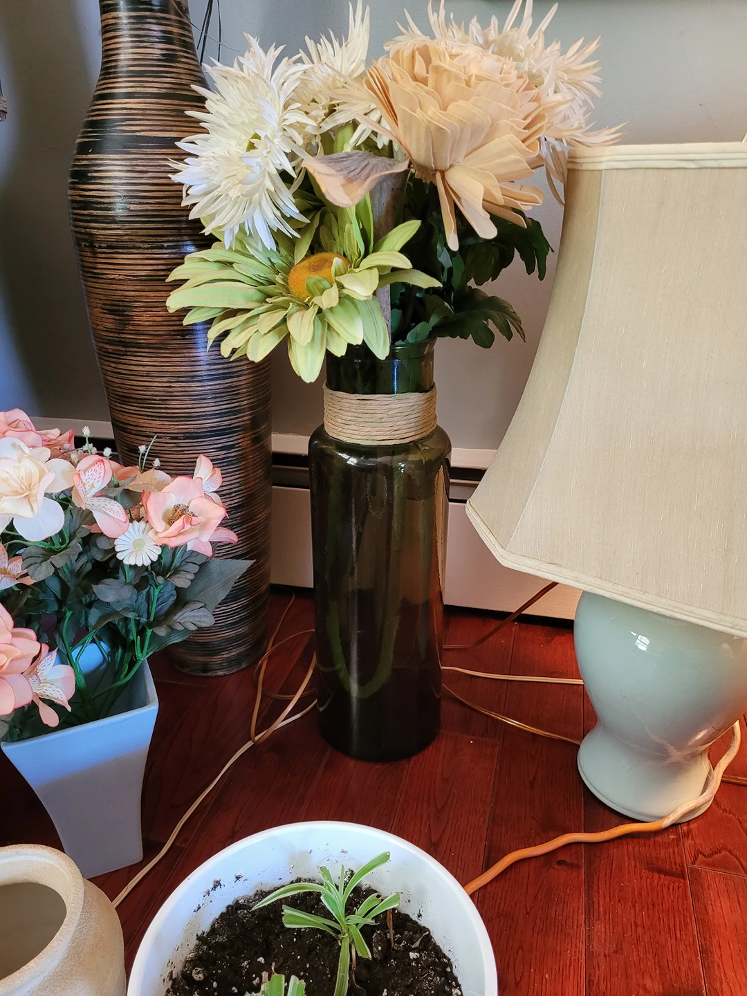 vase and flowers