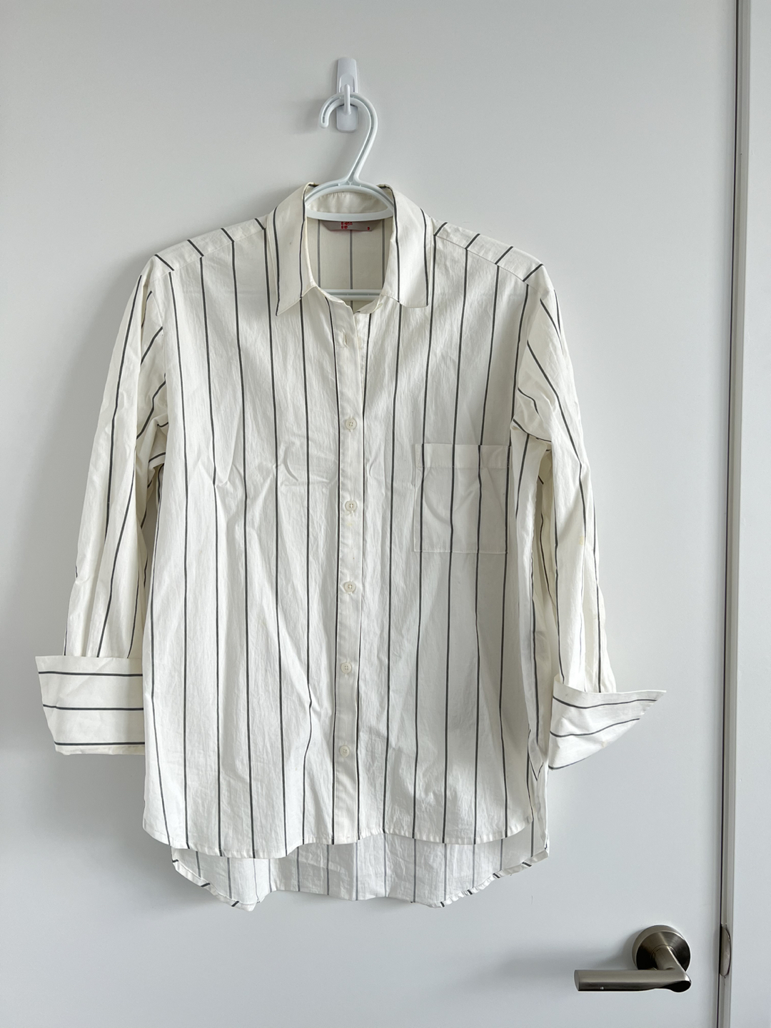 White striped shirt thumbnail