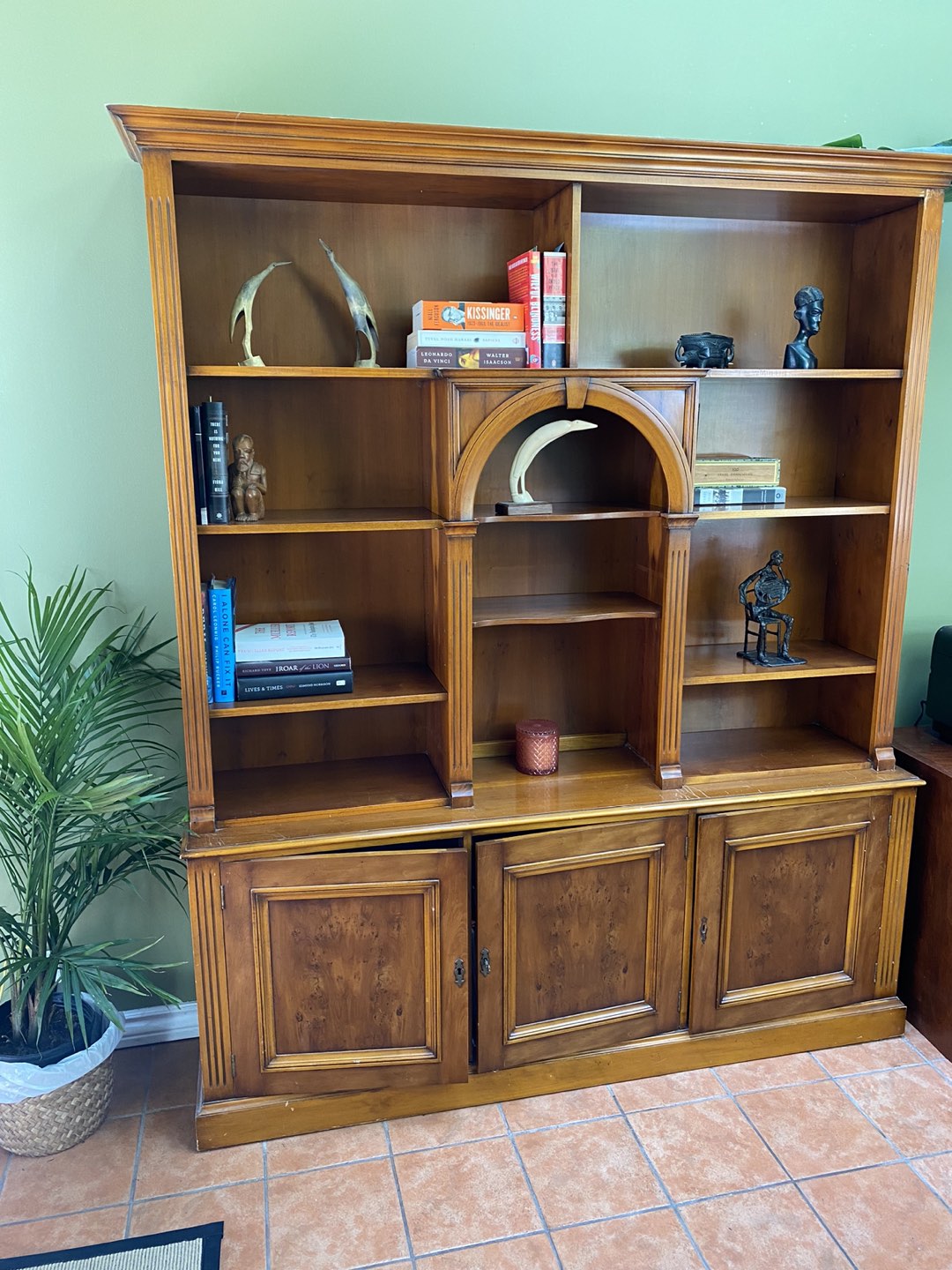 Solid birds eye maple Bookshelf thumbnail