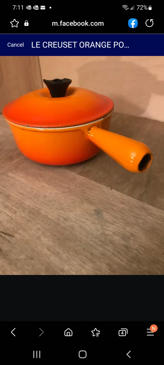 RETRO LE CREUSET POT #18 thumbnail