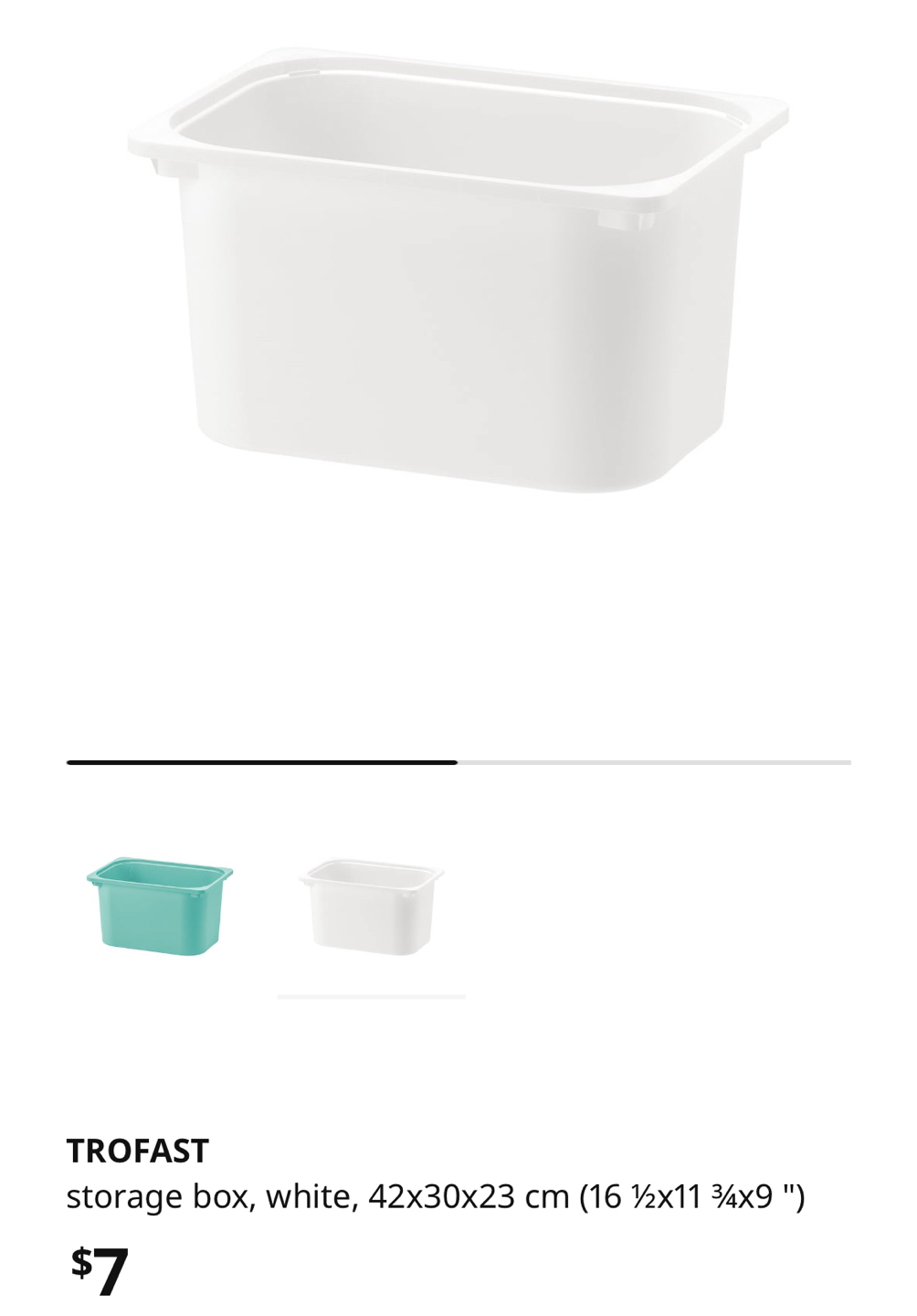 Ikea Trofast plus two bins - photo 4