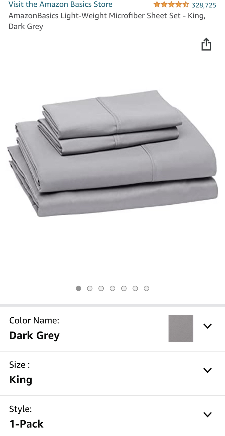King size bed sheets