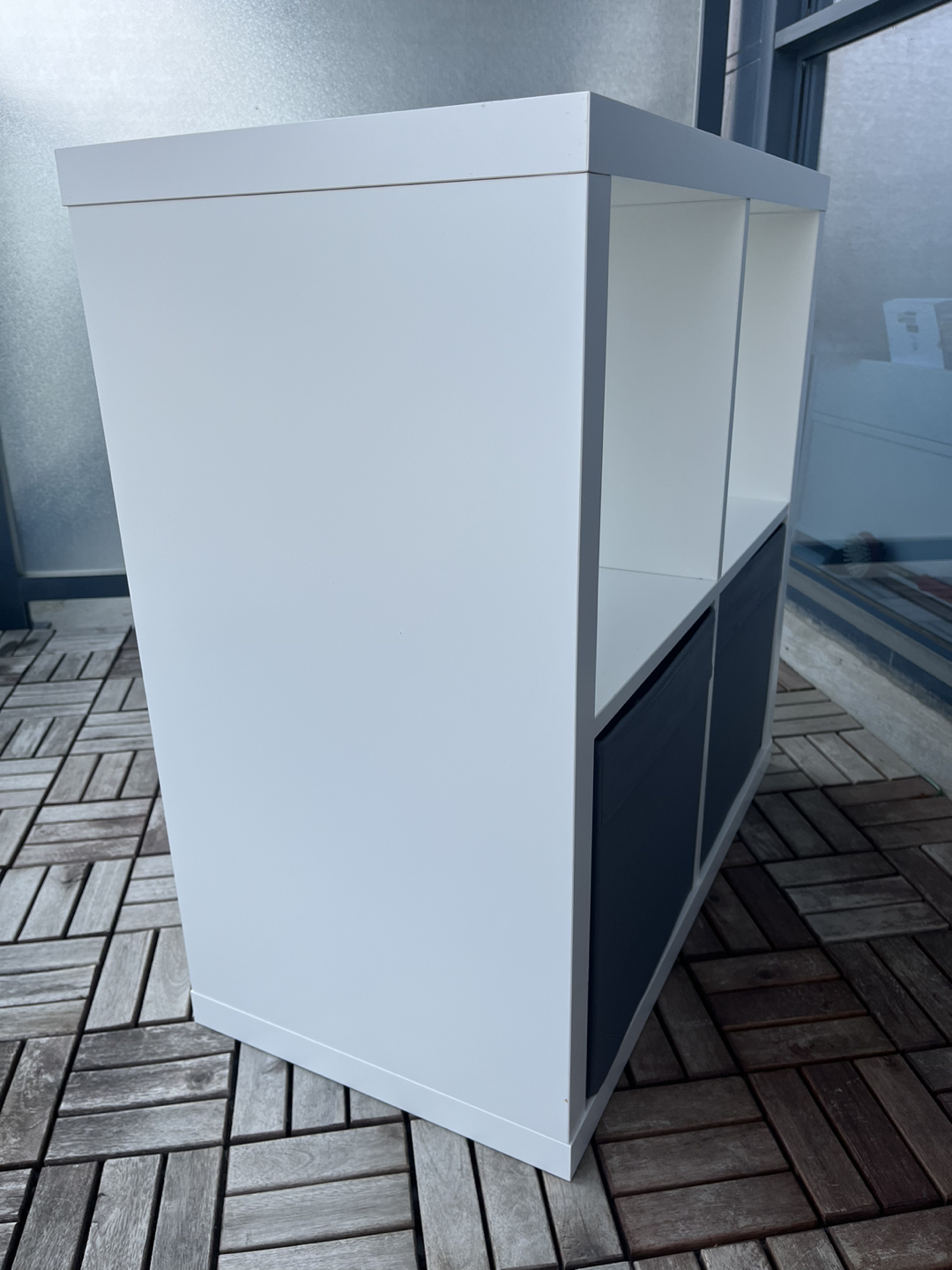 IKEA Kallax white 2x2 shelves *LIKE NEW* - photo 3