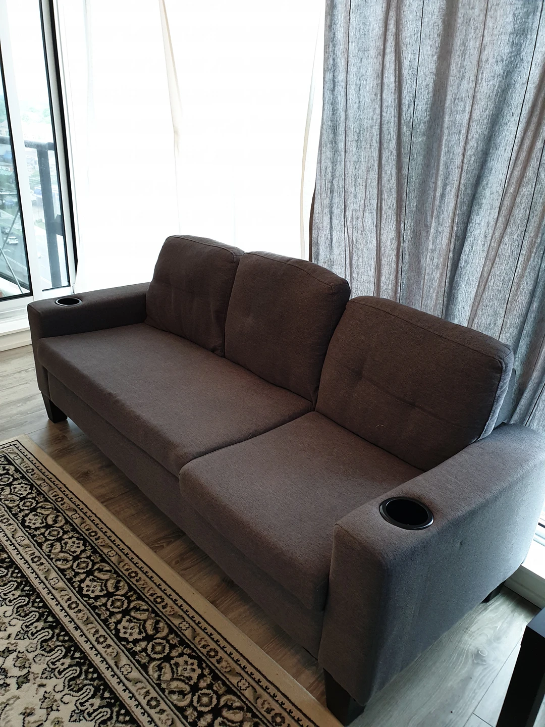 sofa 3 seater with Ottoman. Moving sale - photo 4