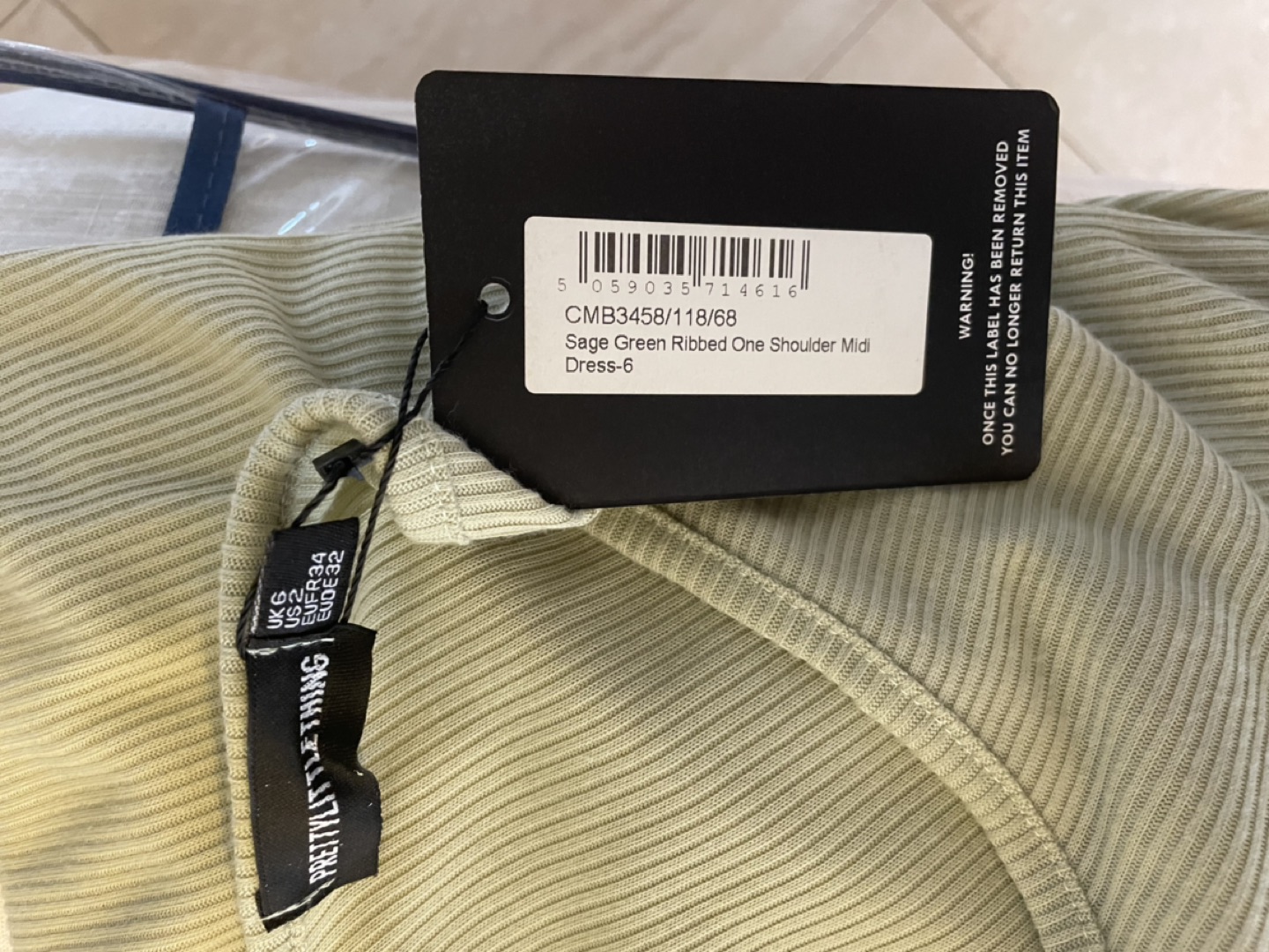 BNWT One Shoulder Summer Dress by Pretty Little Thing image indicator(6)