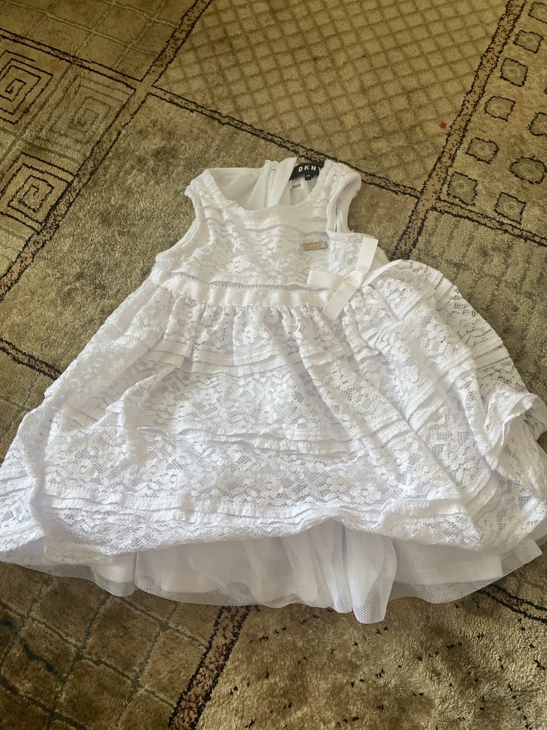 Two piece lace dress and panty