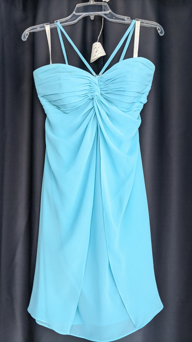 Bill Levkoff blue dress size 8 image indicator(2)