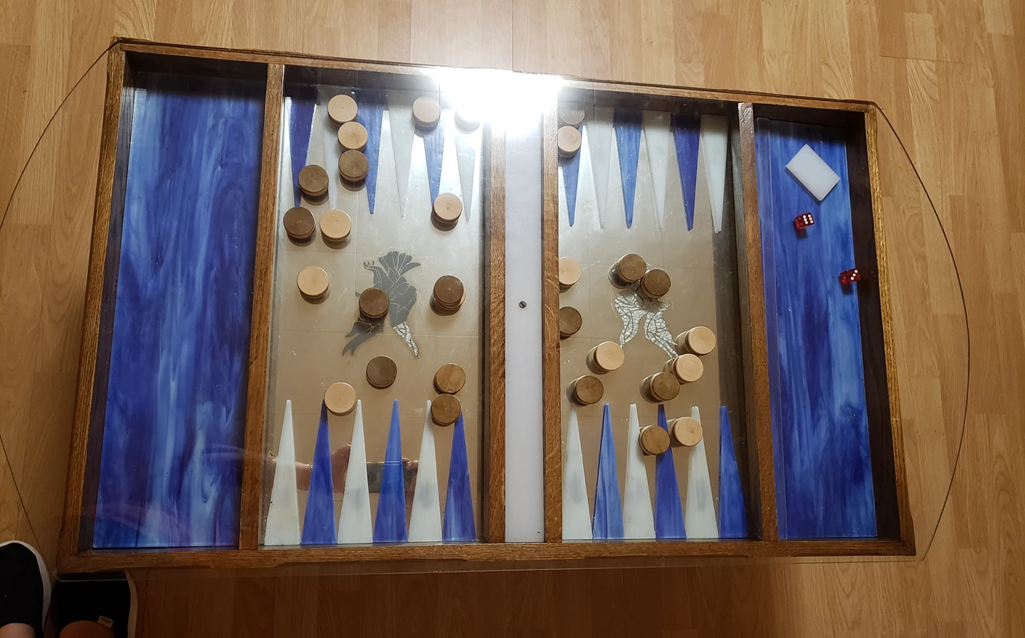 Backgammon Game Coffee Table - photo 5