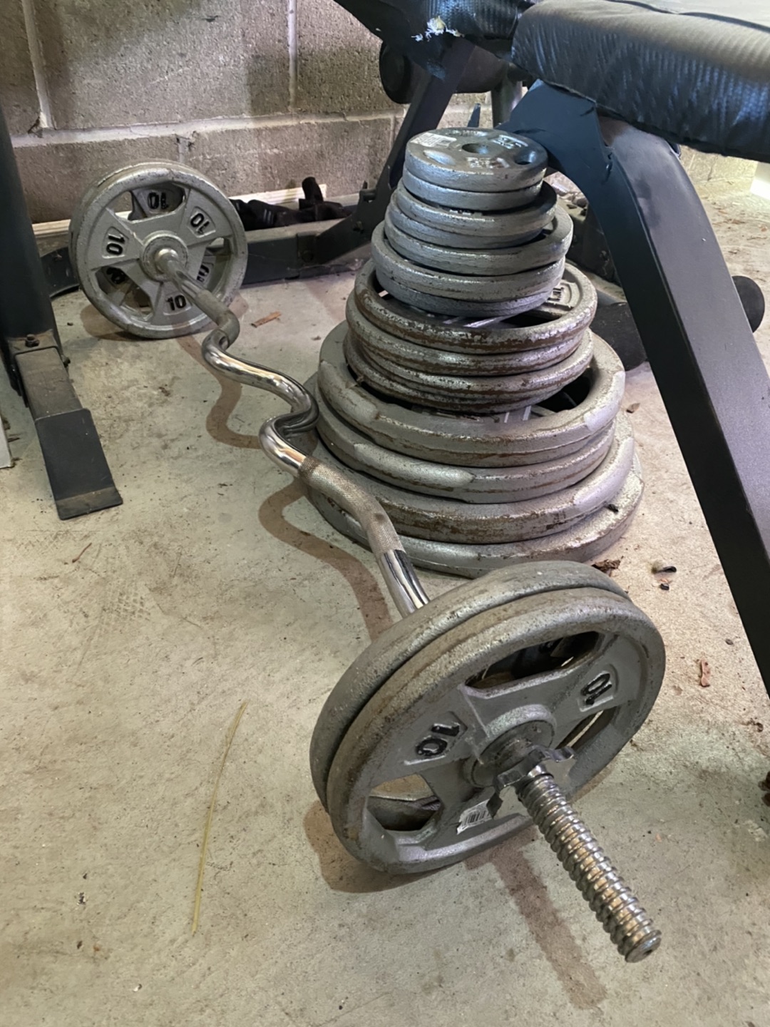 Weight Set with Olympic Barbell - photo 3