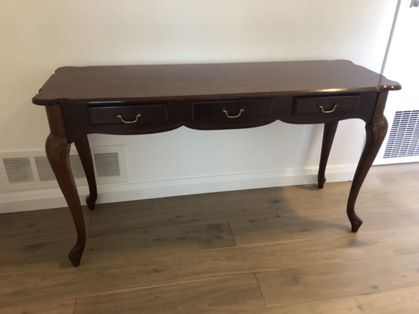 Wood Hall console table - photo 3