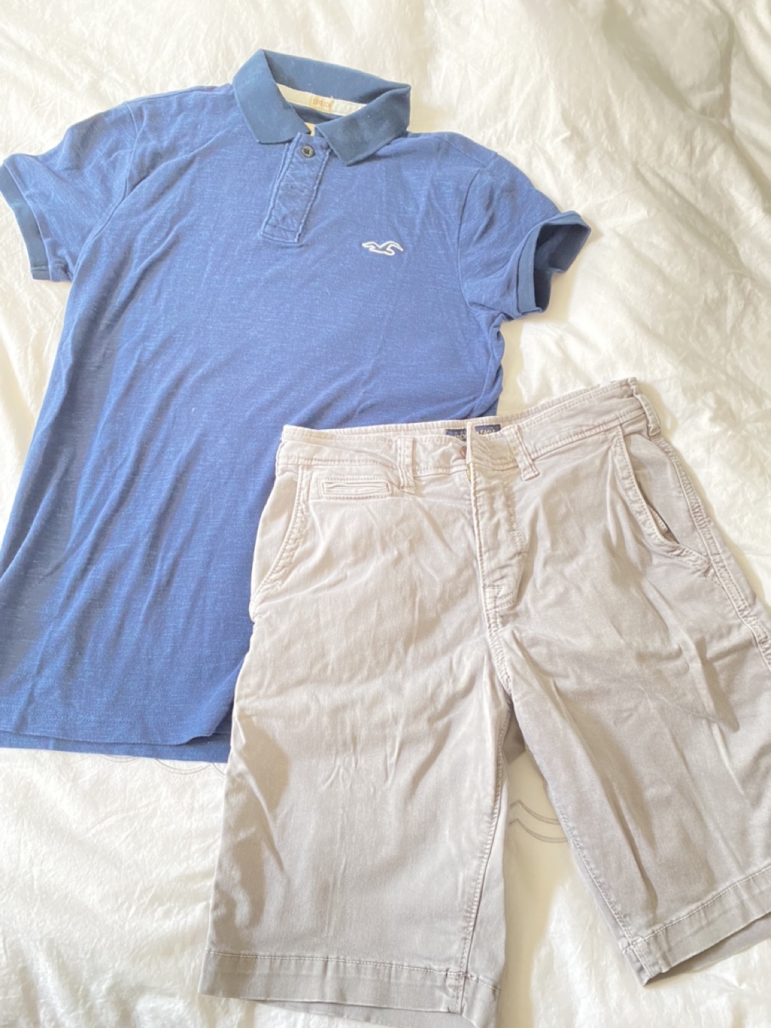 Mens golf shirt and walking shorts (XS) thumbnail