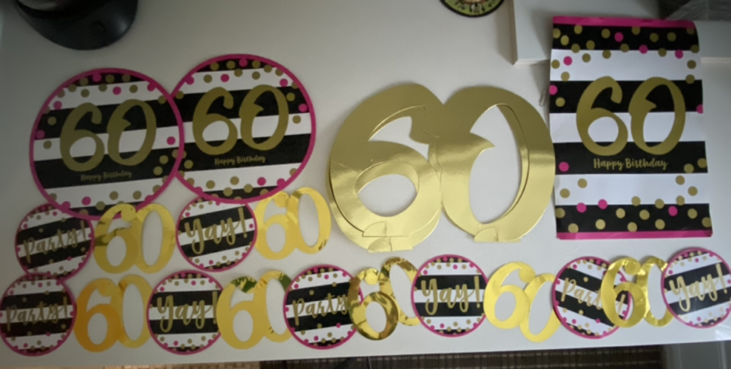 60th Birthday decorations - photo 2
