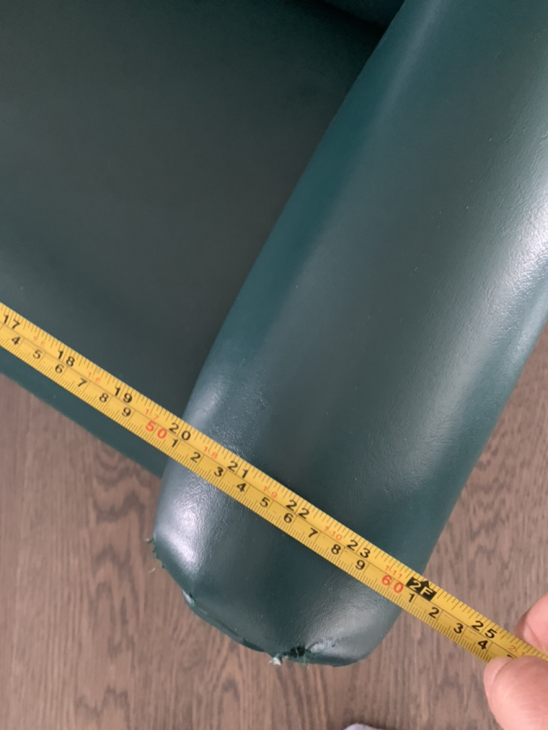 Children’s Faux leather armchair forest green image indicator(6)