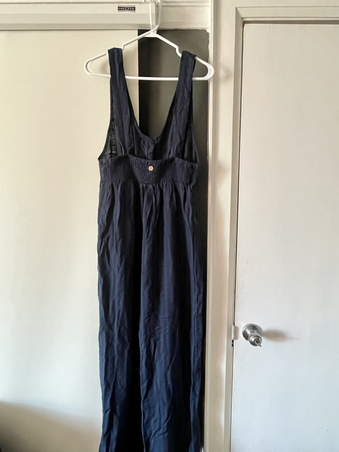 FINAL PRICE! New Linen navy blue jumpsuit image indicator(2)