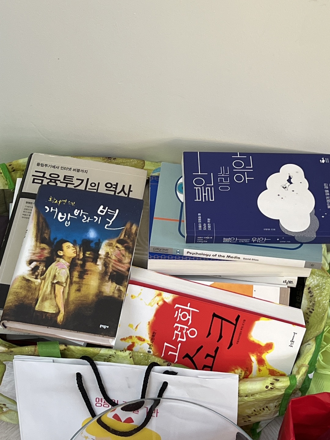 Big bag of Korean books