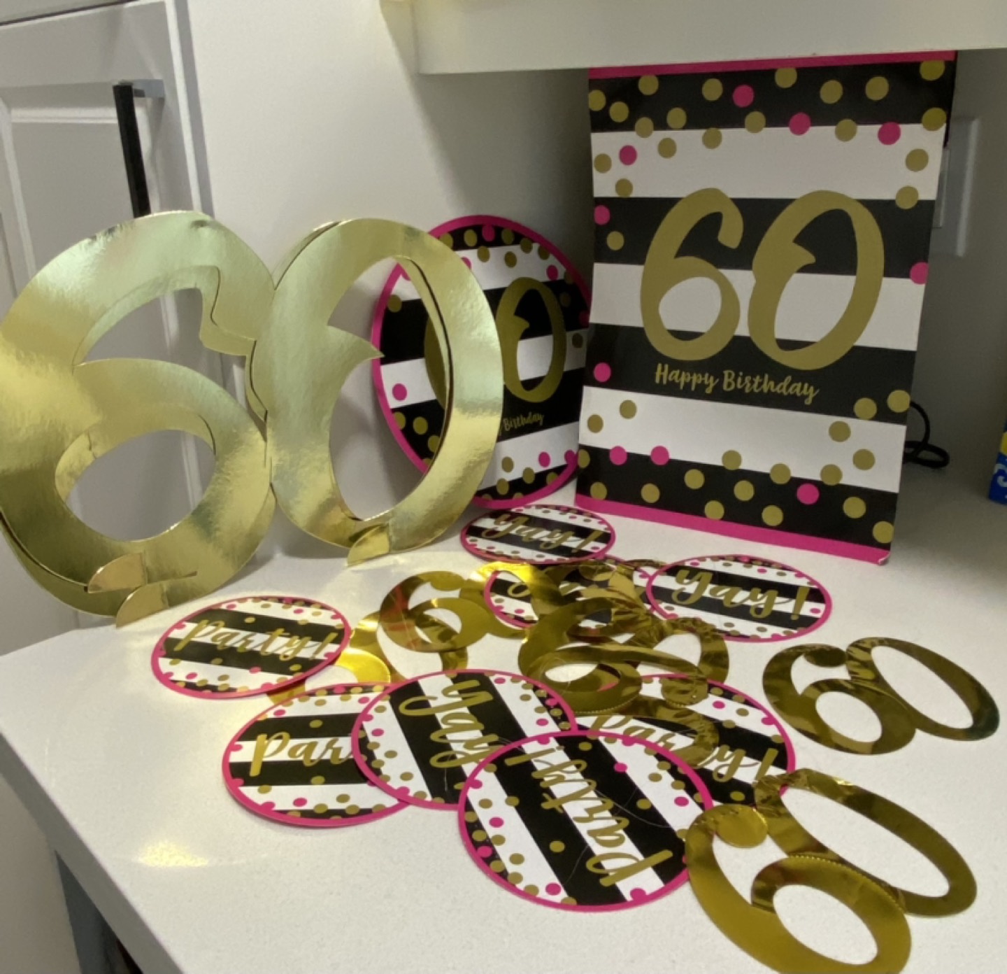 60th Birthday decorations