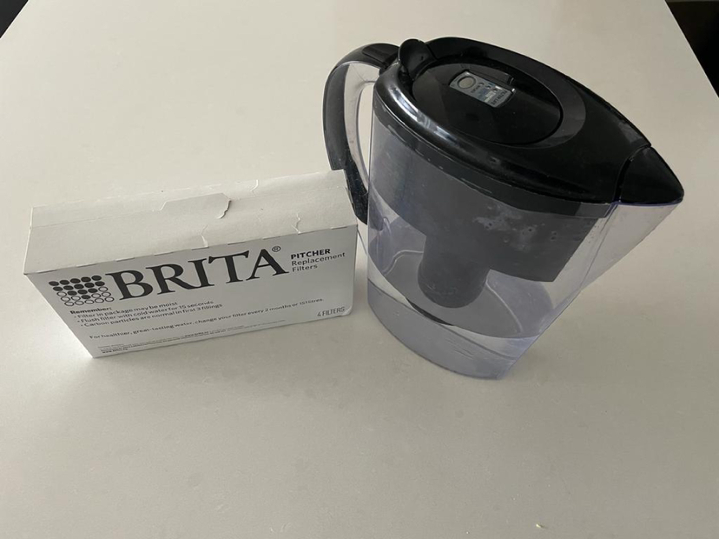 Brita Water Filter with 4 Replacement filters