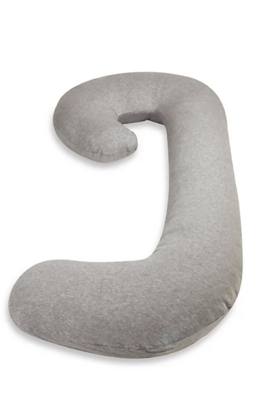 Leachco Snoogle Chic Jersey Total Body Pillow - Heather Gray