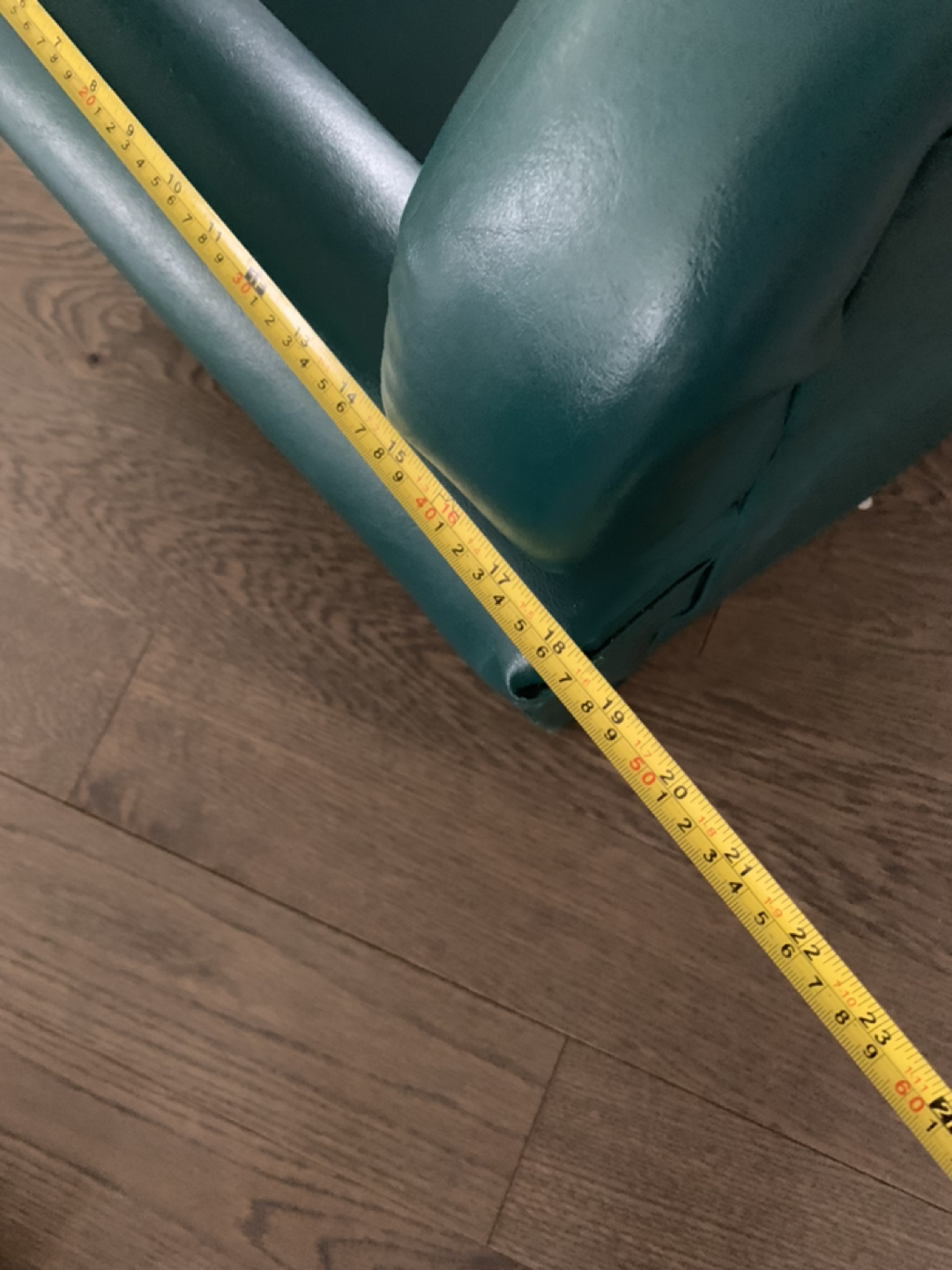 Children’s Faux leather armchair forest green image indicator(8)