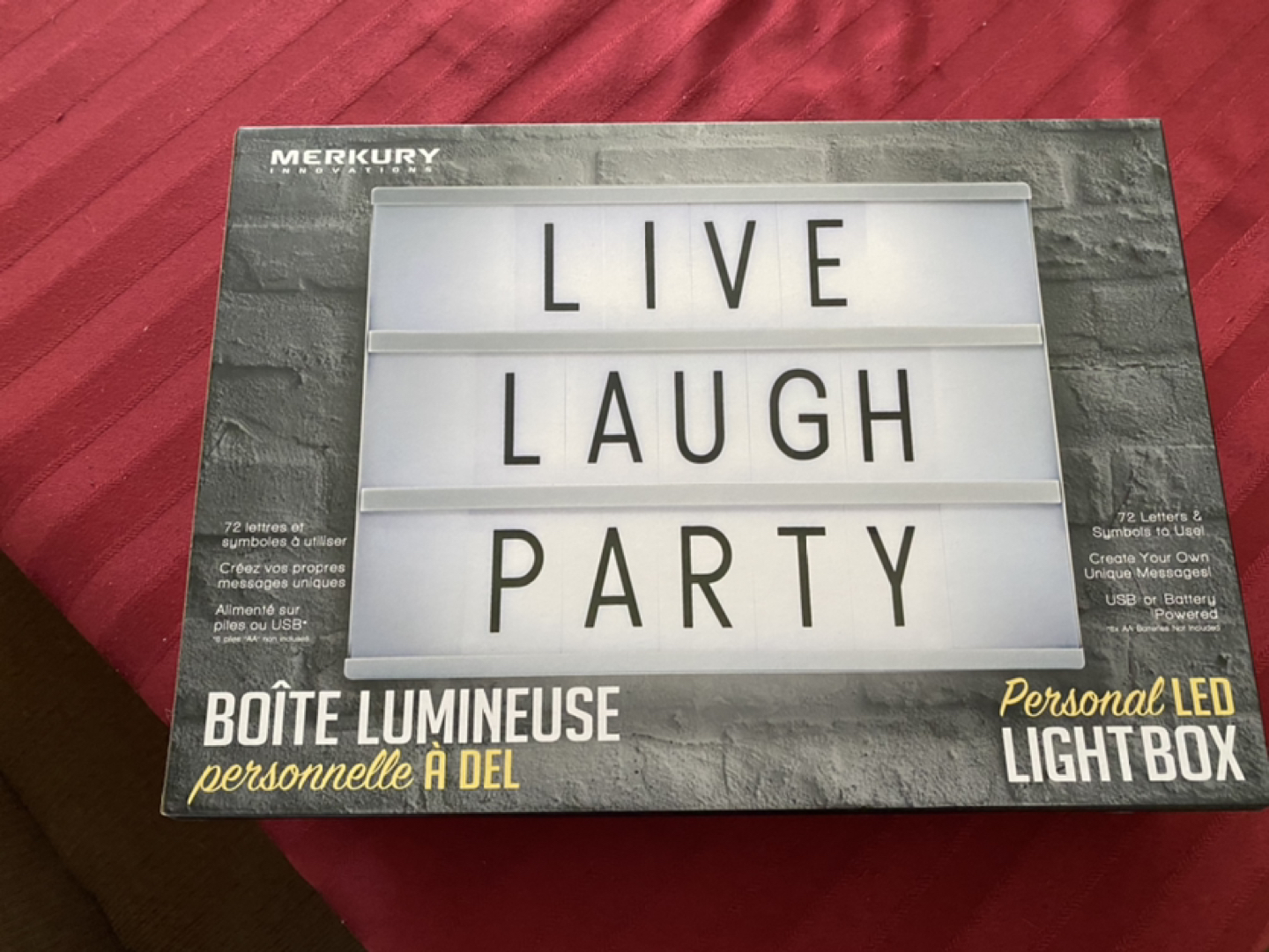 Personalized LED light box (new) thumbnail