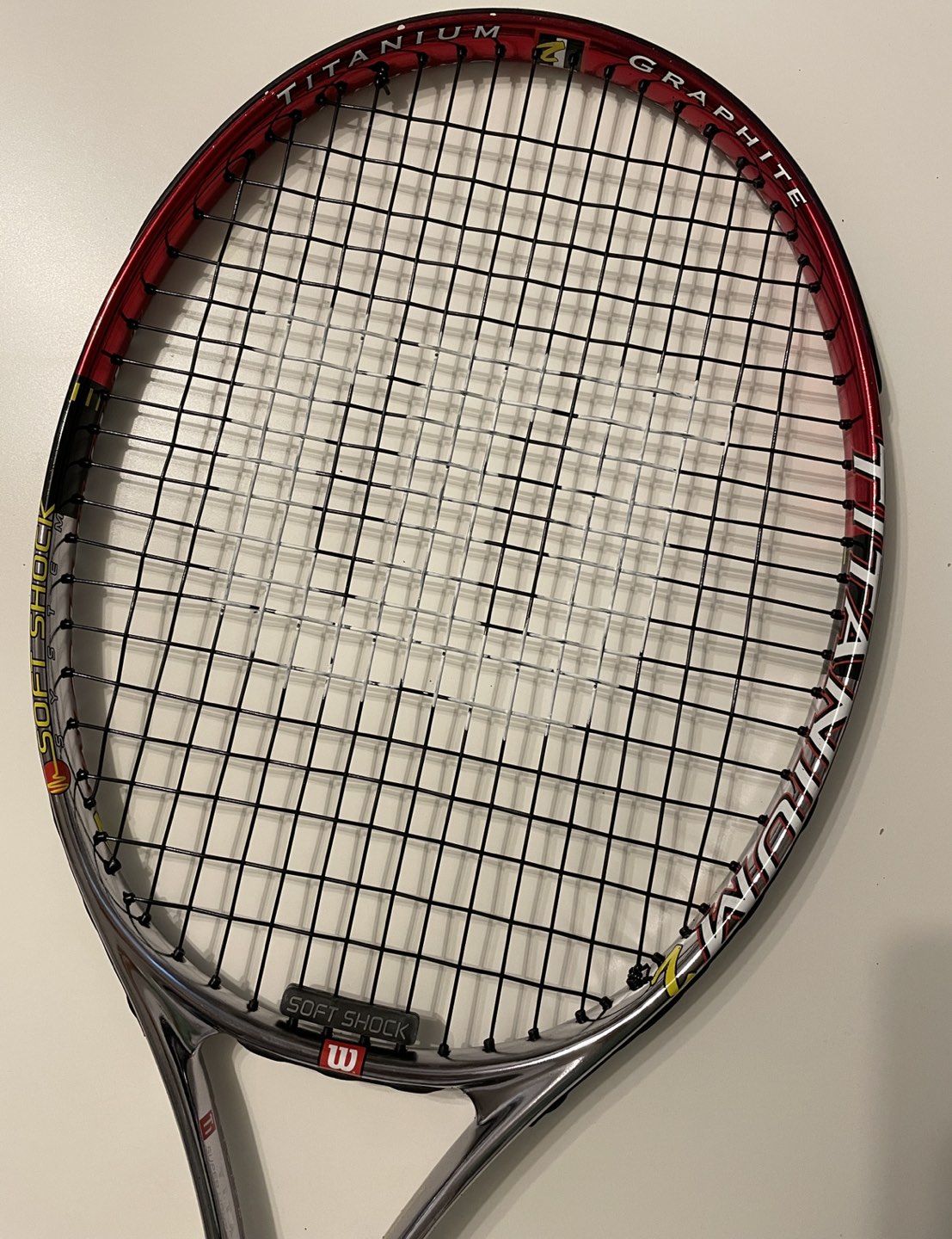 Wilson Tennis Titanium Graphite Soft Shock racket 4 3/8 L3 | Karrot
