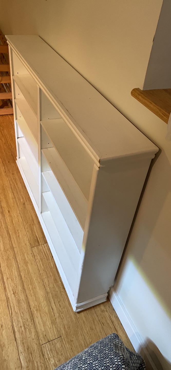 White shelf bookcase - photo 2