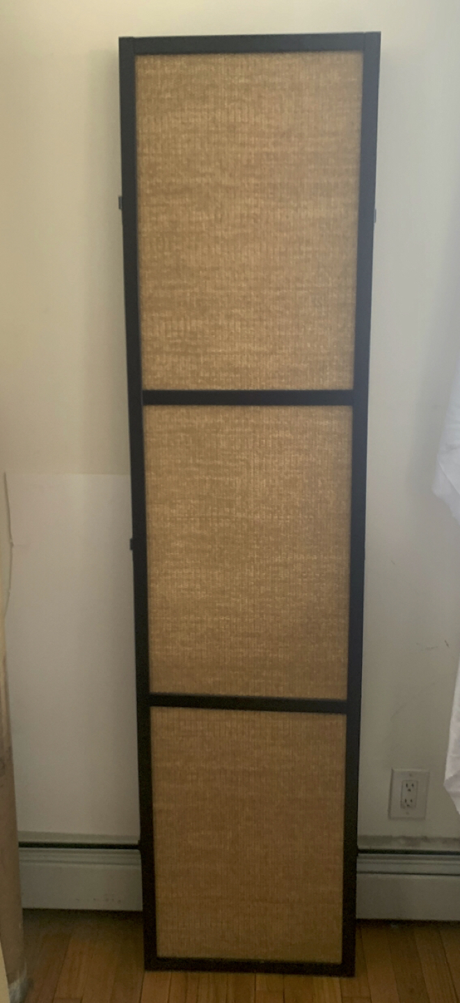 Haiku wood and bamboo screen - photo 2