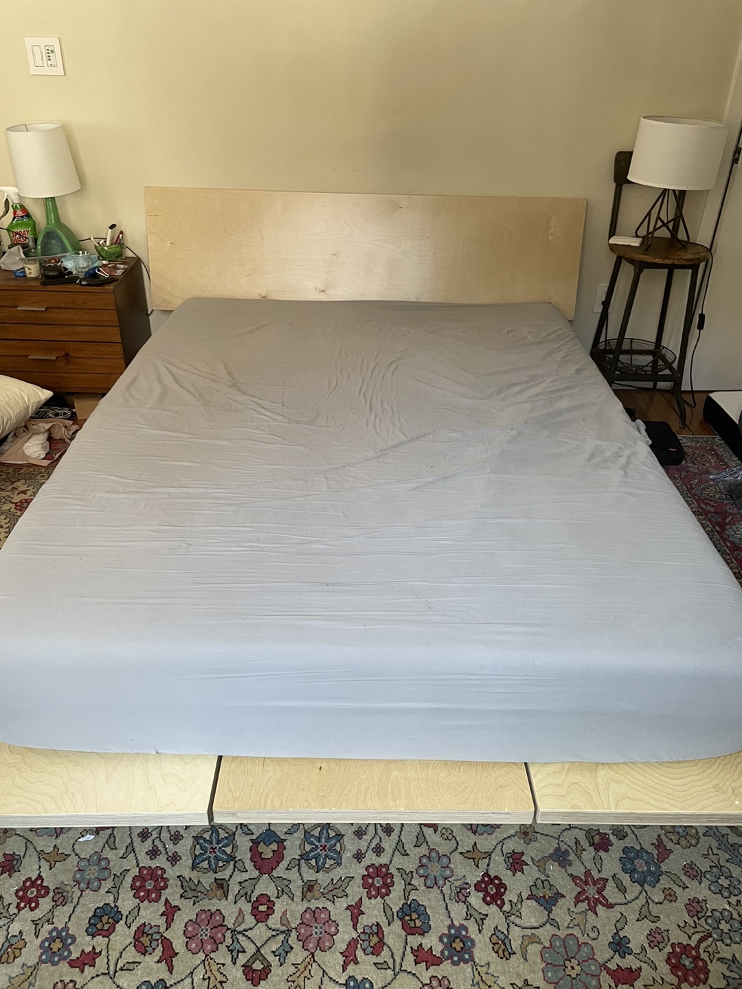 Floyd Bed Full/Queen Birch White Hardware thumbnail