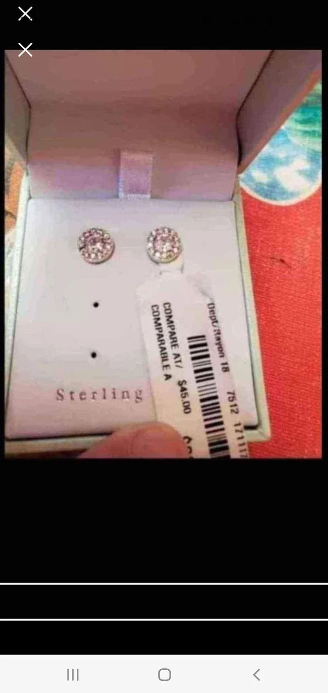 New sterling silver earrings