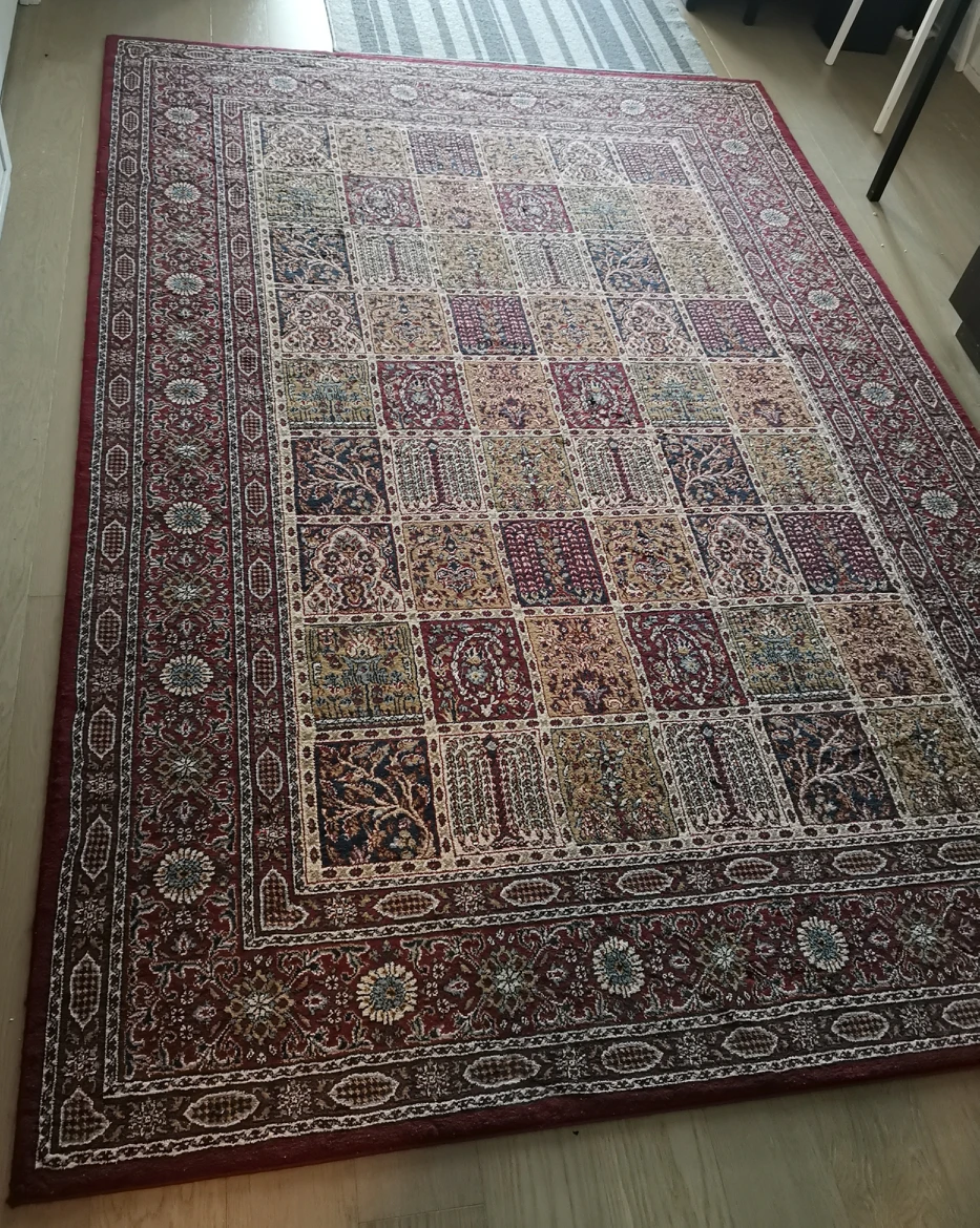 LARGE valby ruta rug ikea 200x300cm