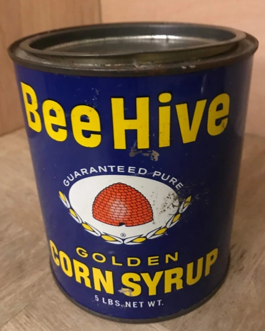 OLD BEE HIVE CORN SYRUP TIN thumbnail