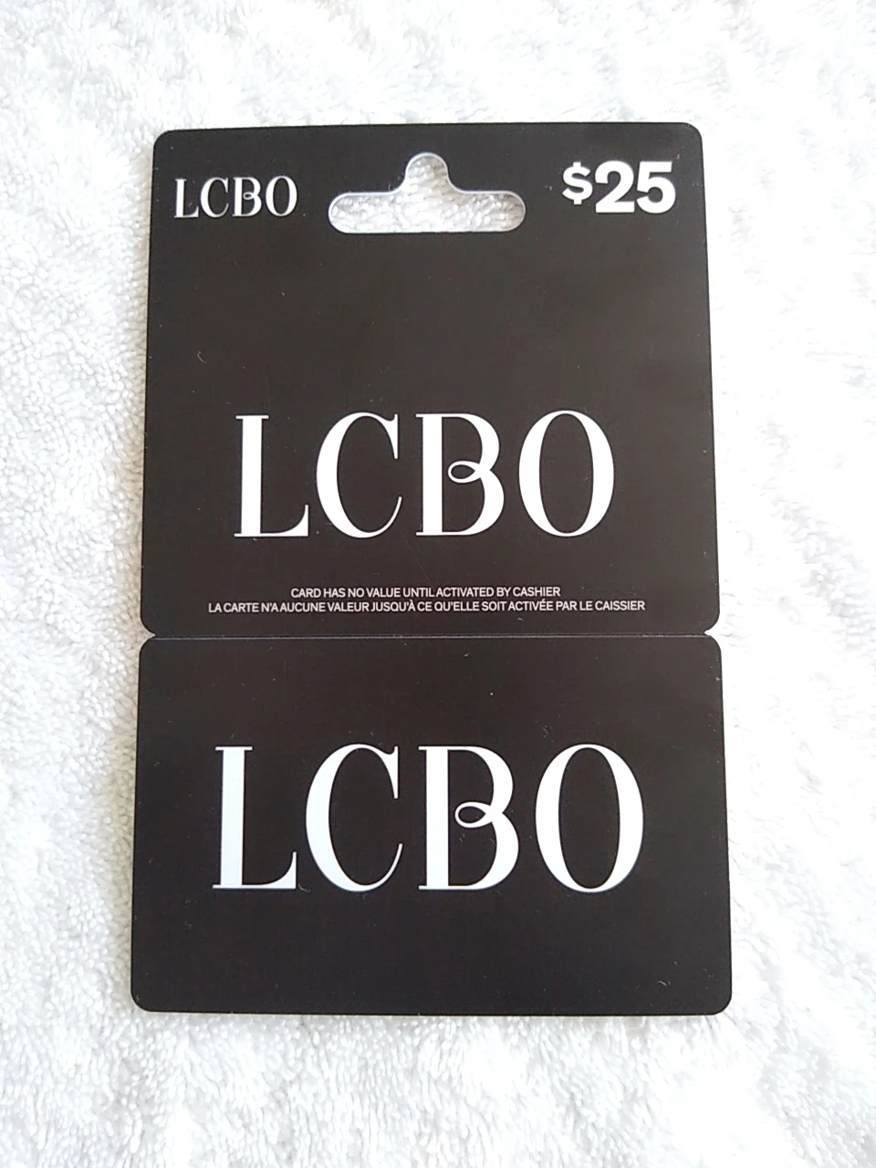 25 dollars LCBO Gift card ( for 22 $)
