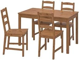 Ikea Jokkmokk table and 4 chairs set - photo 2