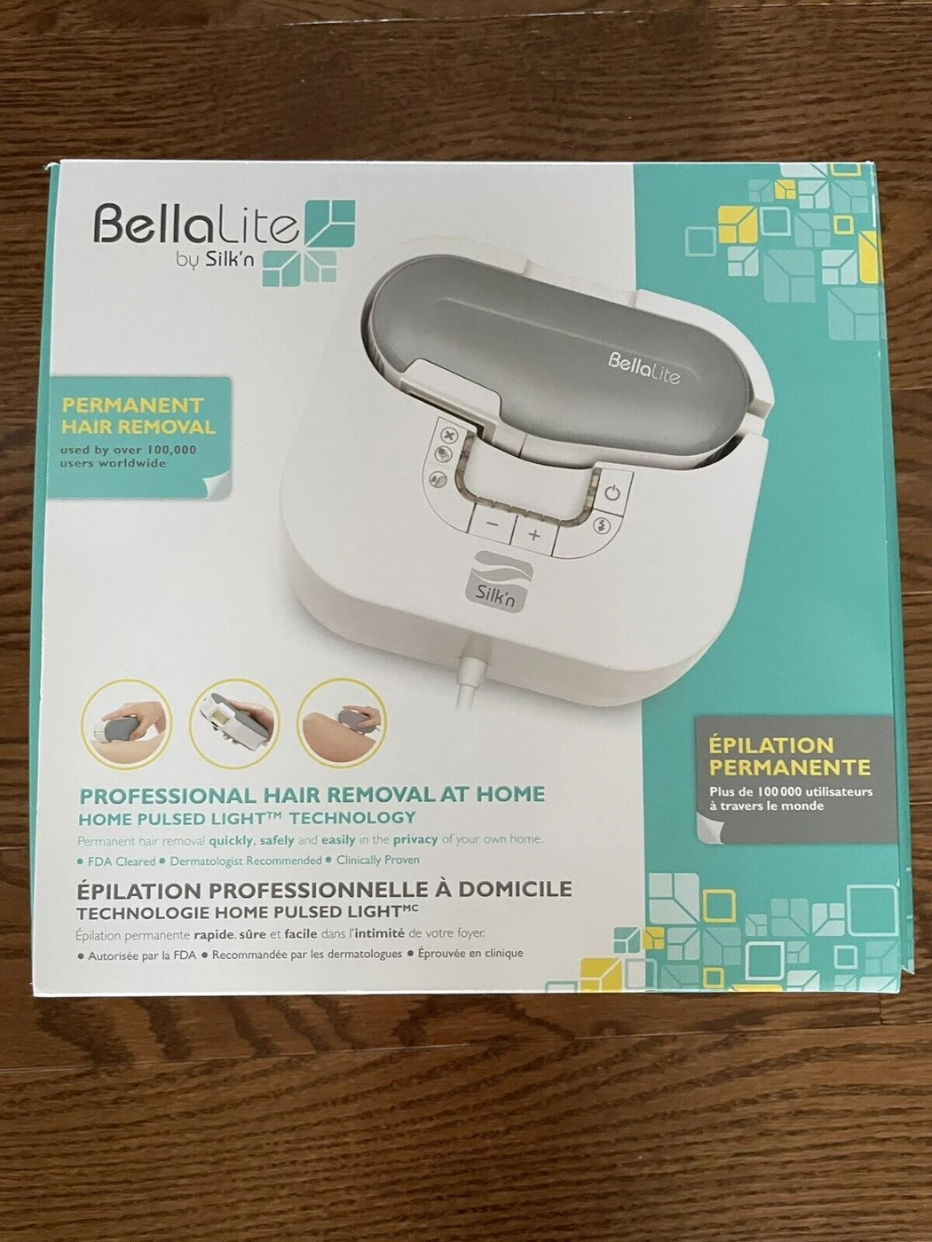 bellalite by silk'n permanent hair removal device thumbnail