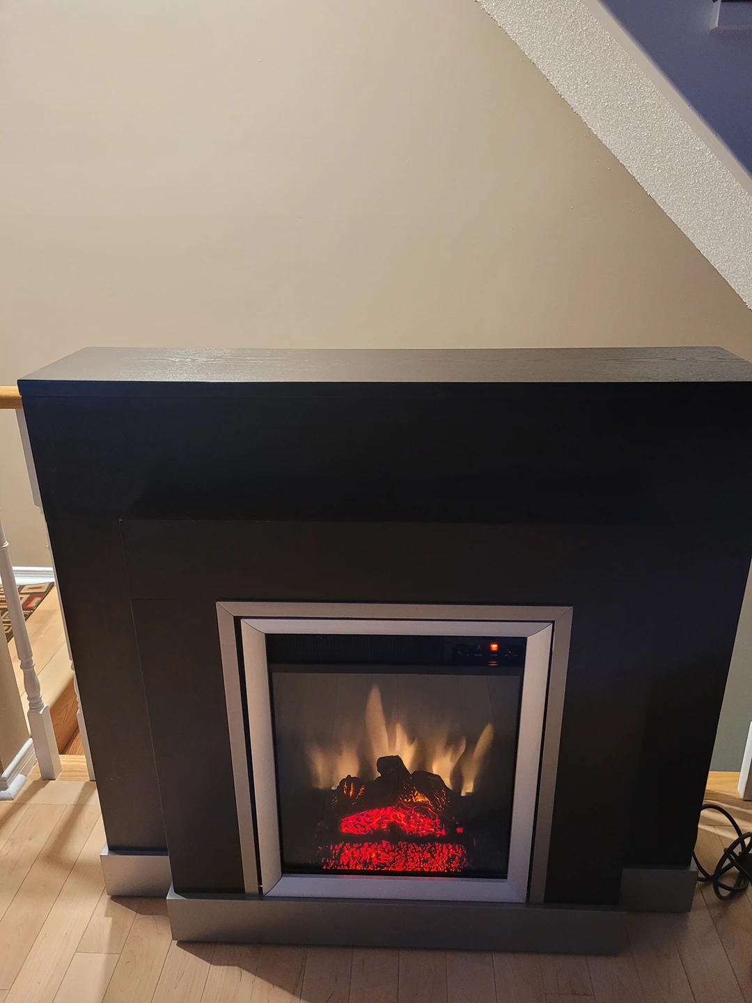Electric fireplace, TV stand