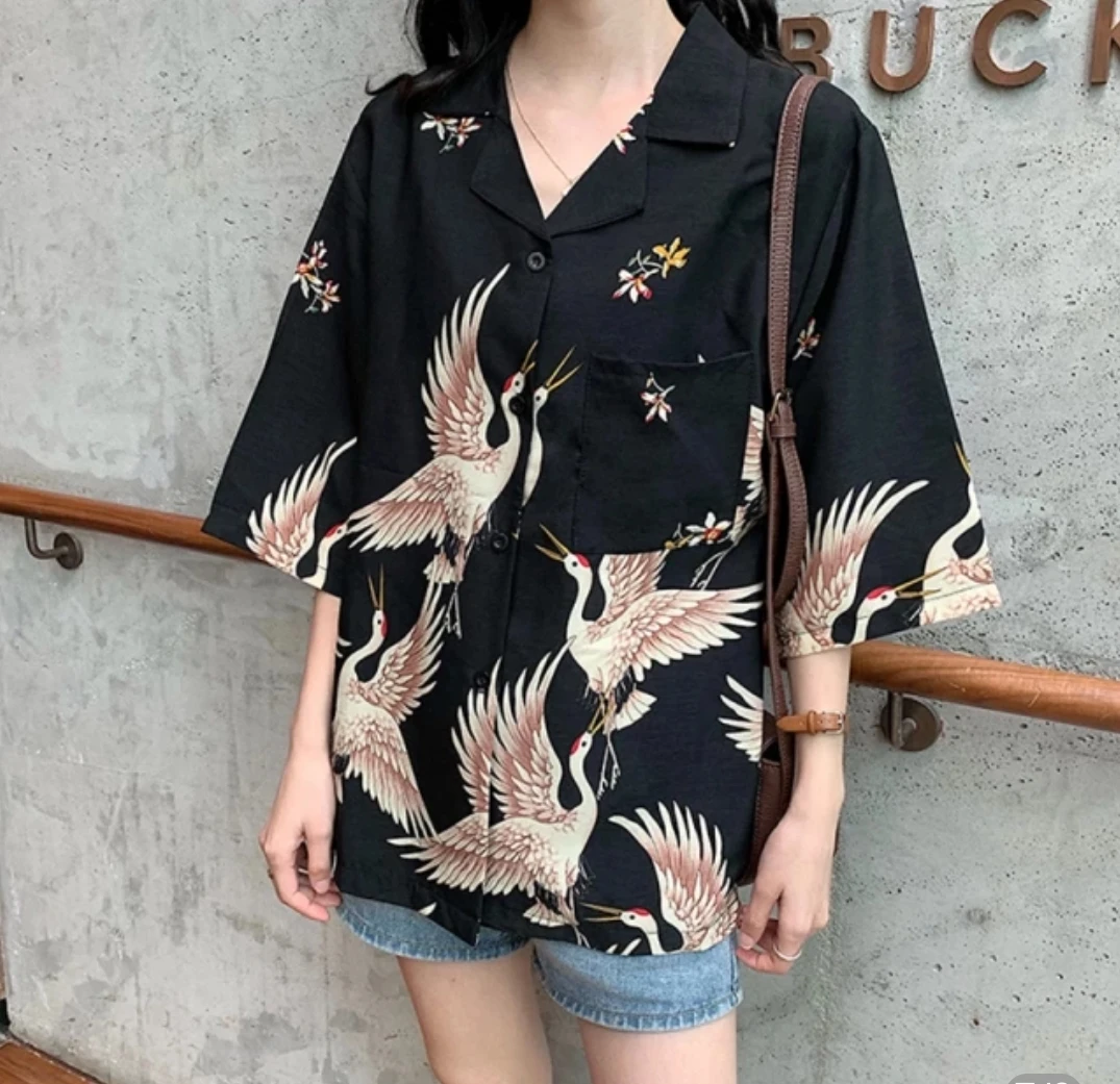 Black Crane Blouse thumbnail
