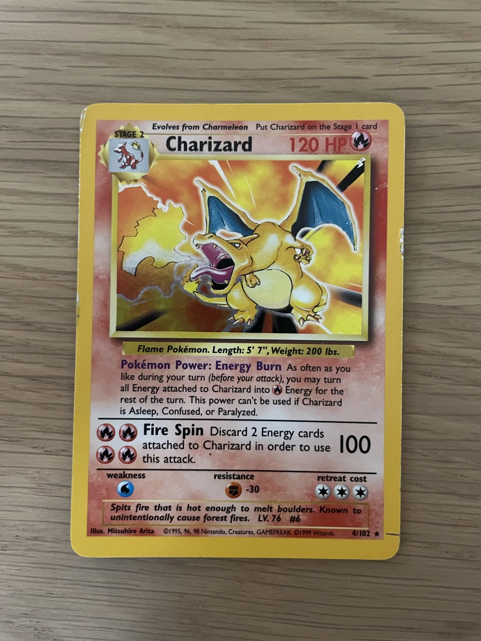 Charizard 4/102 - Pokemon Trading Card Game thumbnail