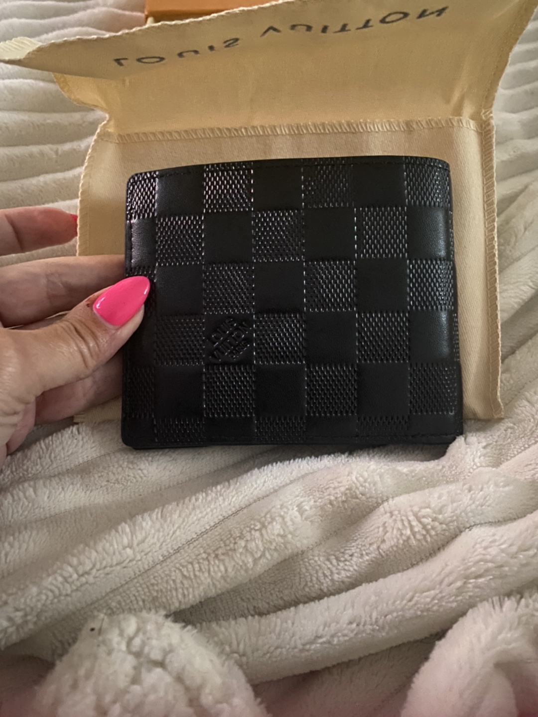 Black Leather Wallet  MENS - photo 4