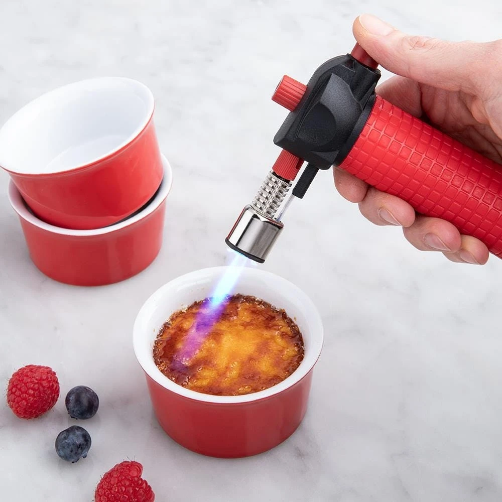 Creme Brulee Torch with Ramekin - Set of 5 (Red) - photo 2