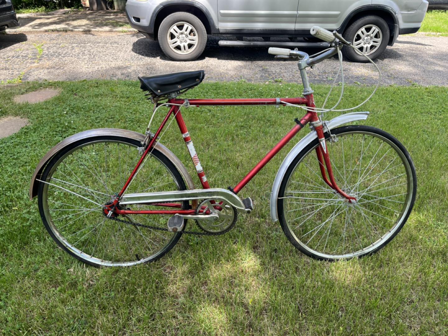 Vintage mens 3 speed cruiser bike thumbnail