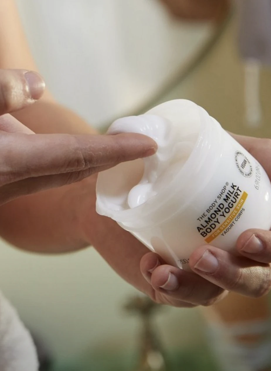 unopened body shop almond milk body yogurt (moisturizer) - photo 2