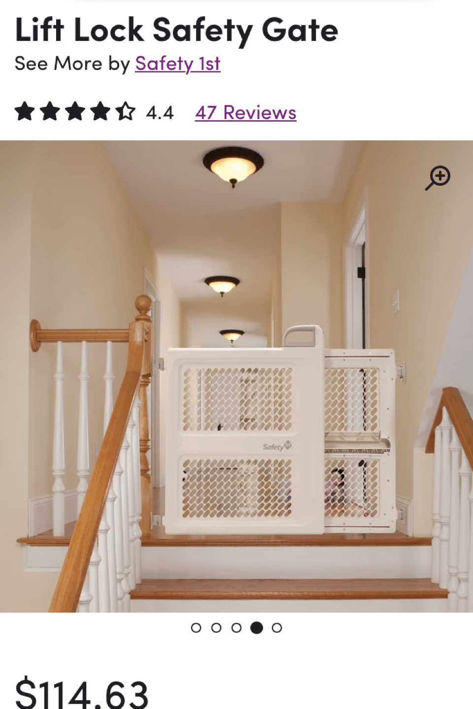 Safety 1st lift lock safety gate image indicator(5)