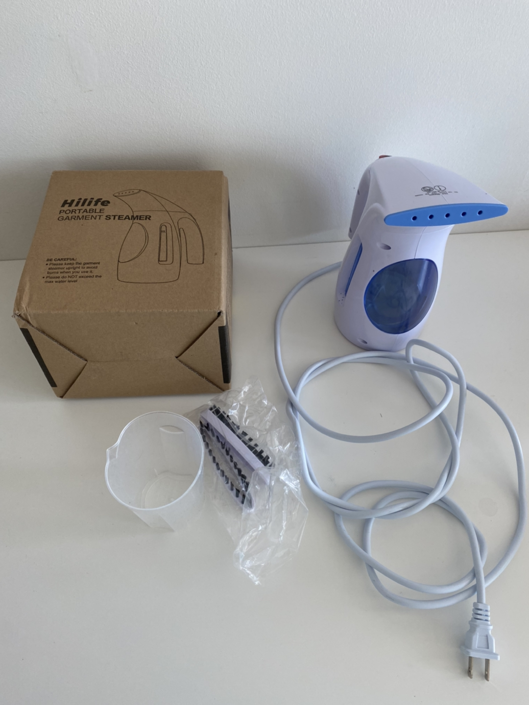 Portable travel clothes steamer iron thumbnail