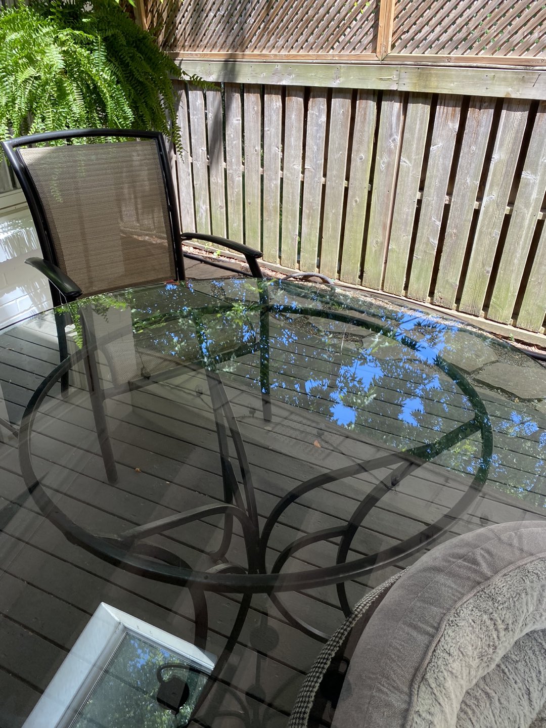 42” diameter glass table top only FREE thumbnail