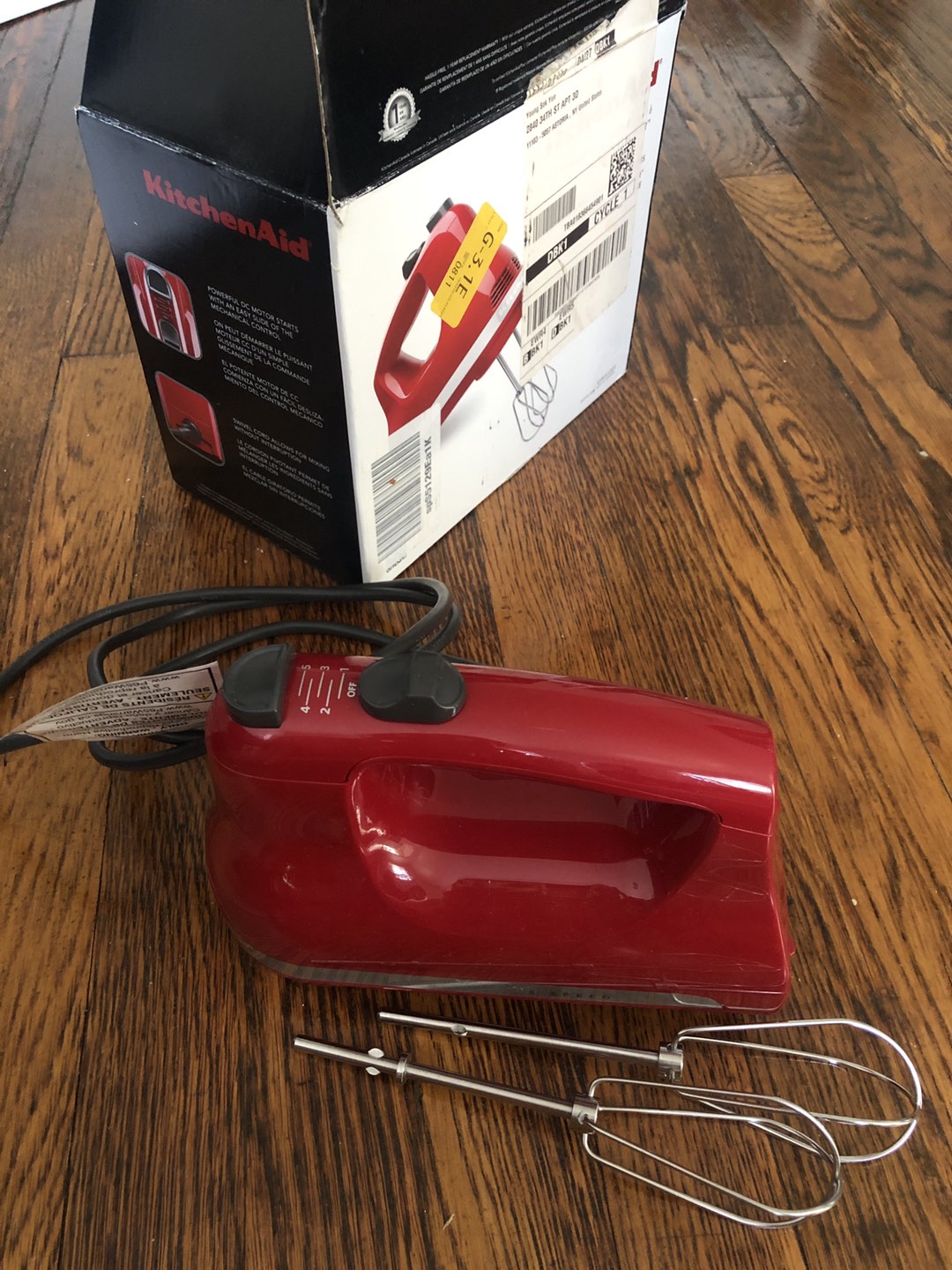 KitchenAid hand mixer-5 speed