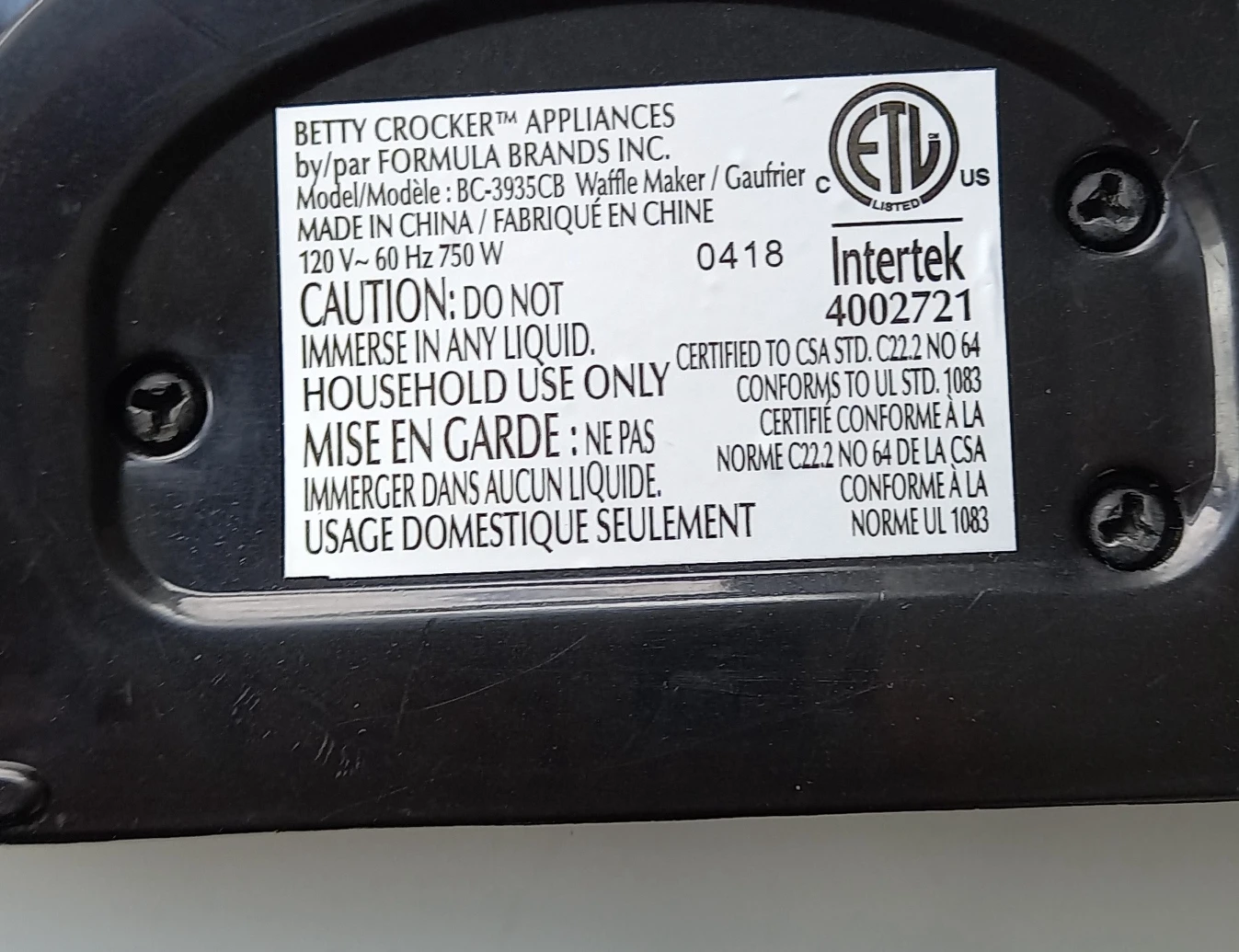 Betty Crocker  Belgian Waffle Maker - photo 4
