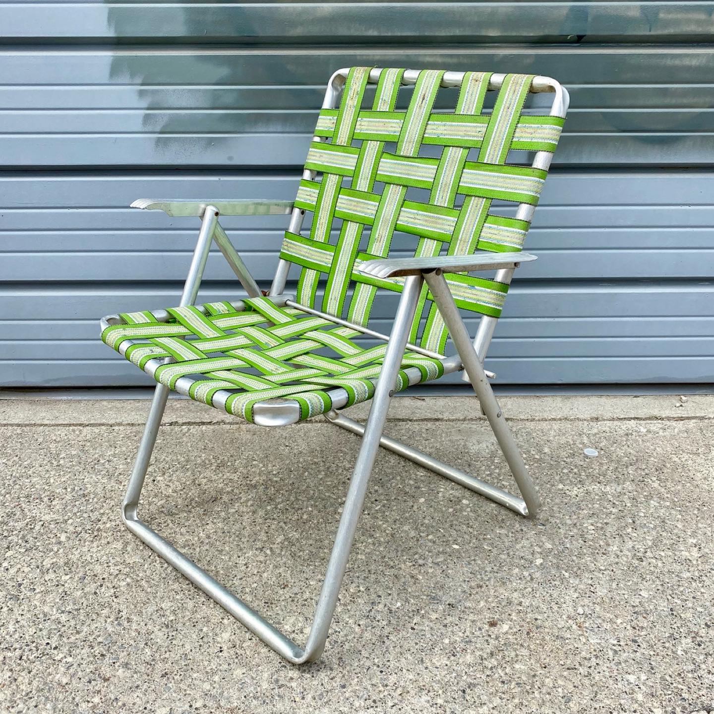 Vintage Aluminum Folding Lawn Chair