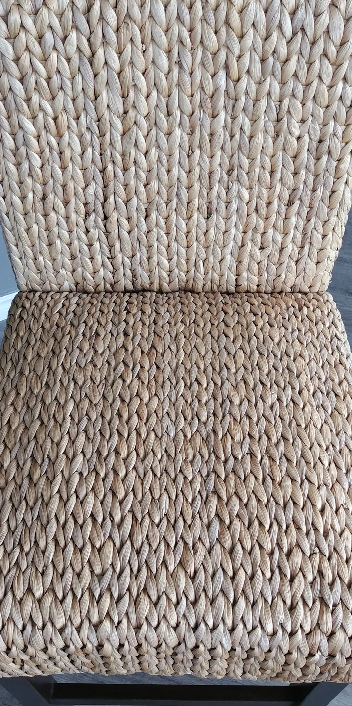 Set of 2 wicker/rattan high chairs - photo 3
