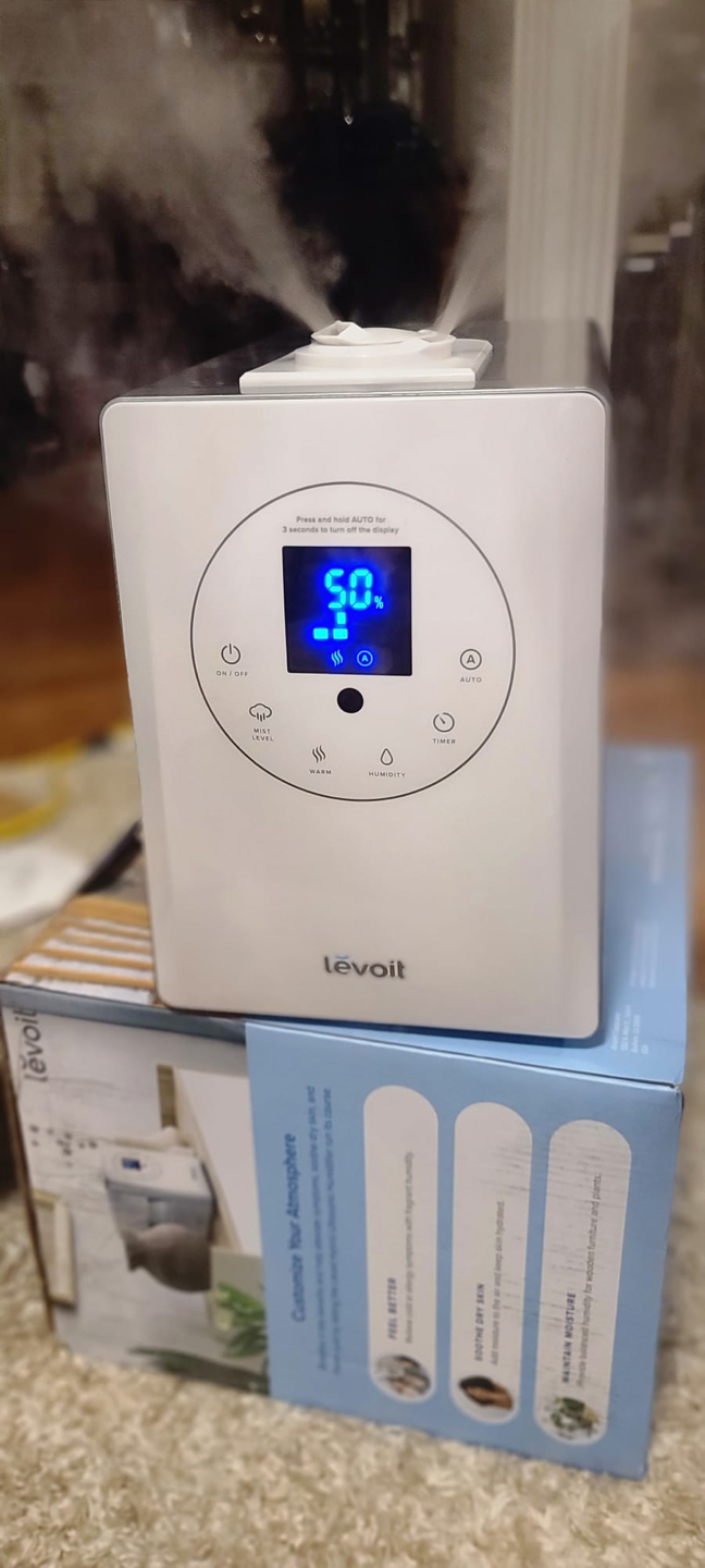 LEVOIT Humidifier for Bedroom, Warm and Cool Mist Humidifier - photo 2
