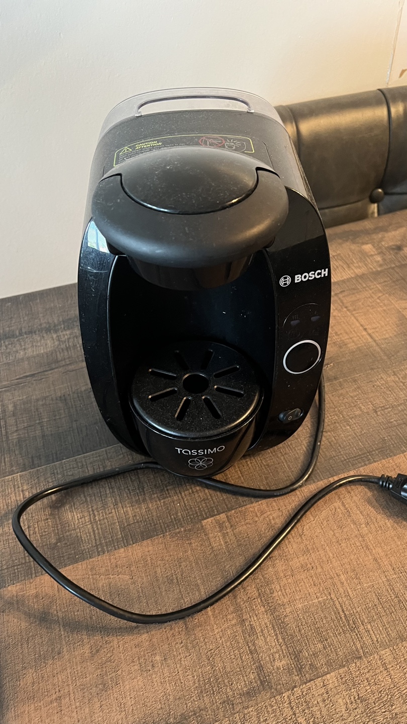 Black tassimo maker